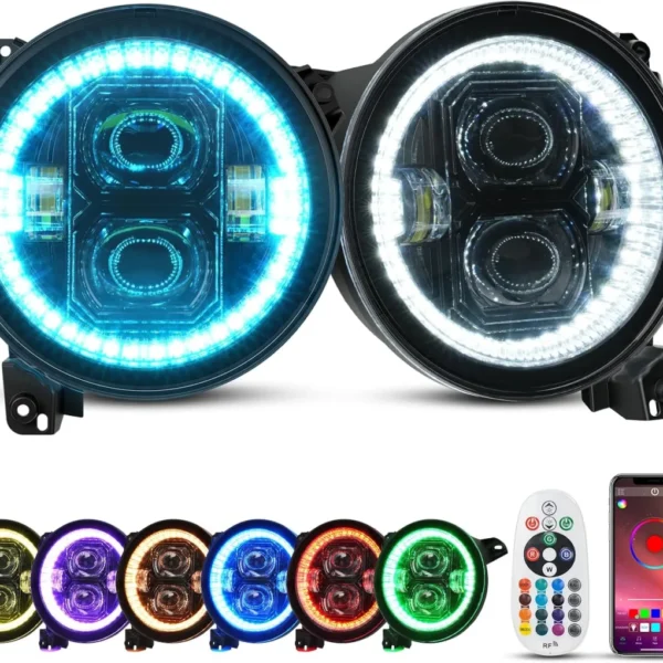 Featured Best Led Halo Headlights For Jeep Wrangler