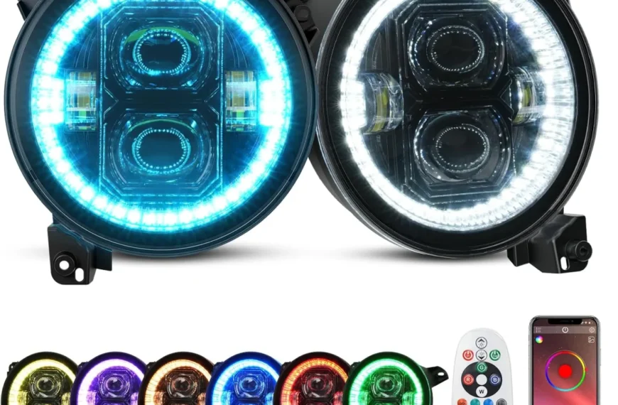 Featured Best Led Halo Headlights For Jeep Wrangler
