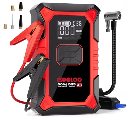 Featured Portable Air Compressor And Jump Starter