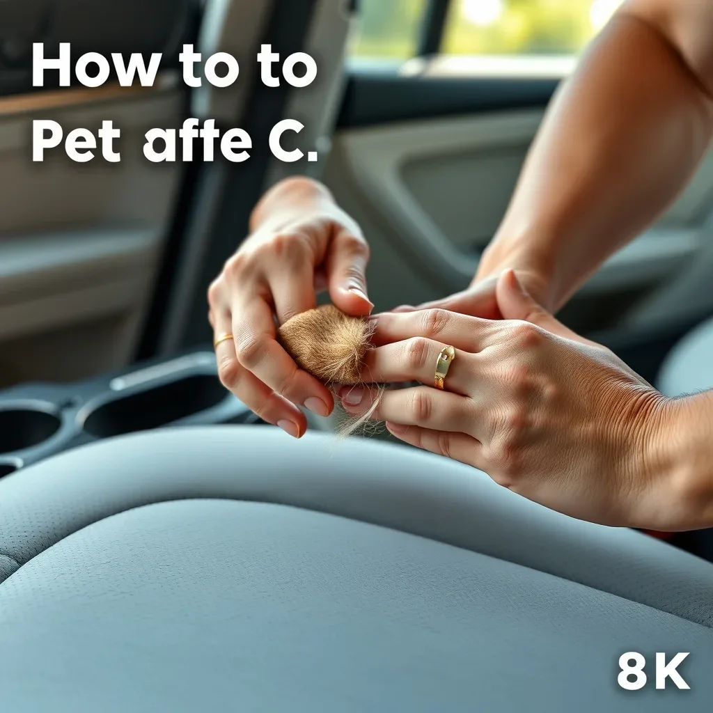 Step-by-Step Guide to How to Remove Pet Hair from Car Seats